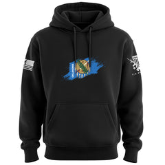 Oklahoma Flag Paint Swatch Hoodie