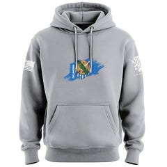 Oklahoma Flag Paint Swatch Hoodie