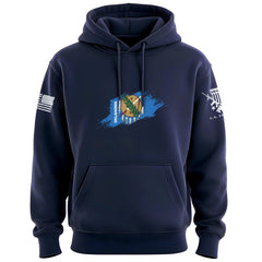 Oklahoma Flag Paint Swatch Hoodie