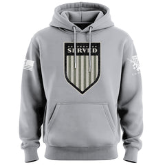 Footballs Operators Shield Drab Colors Hoodie