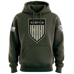 Footballs Operators Shield Drab Colors Hoodie