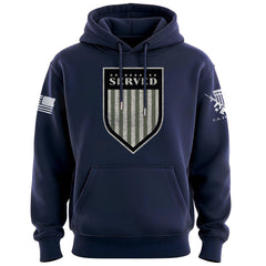 Footballs Operators Shield Drab Colors Hoodie