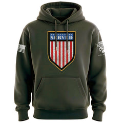 Served Shield Hoodie