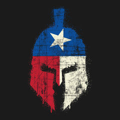 Spartan Texas Flag Distressed Hoodie