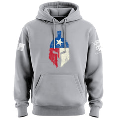 Spartan Texas Flag Distressed Hoodie
