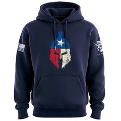 Spartan Texas Flag Distressed Hoodie
