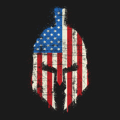 Spartan Distressed US Flag Hoodie