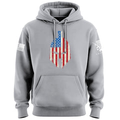 Spartan Distressed US Flag Hoodie