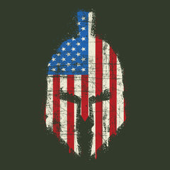 Spartan Distressed US Flag Hoodie