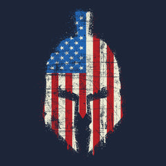 Spartan Distressed US Flag Hoodie