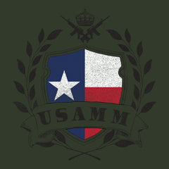 USAMM Shield Texas Flag Hoodie