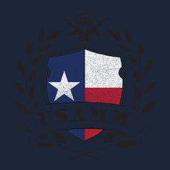 USAMM Shield Texas Flag Hoodie