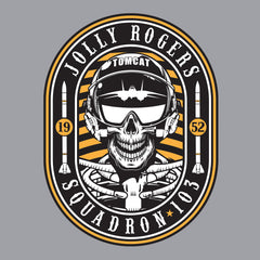 Vintage Squadron 103 Aviation Graphic Hoodie