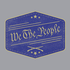 We The People Badge Blue Hoodie