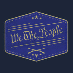 We The People Badge Blue Hoodie