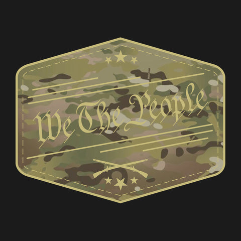 We The People Badge Multicam Hoodie